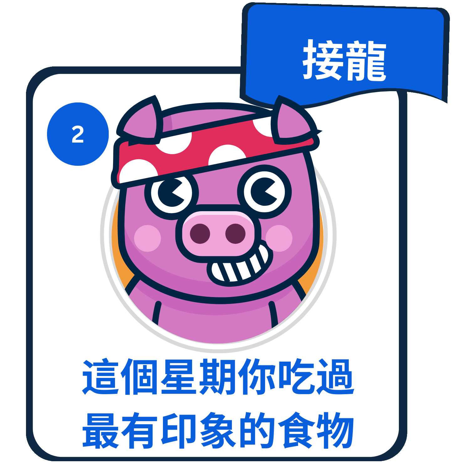 主題：這個星期你吃過最有印象的食物